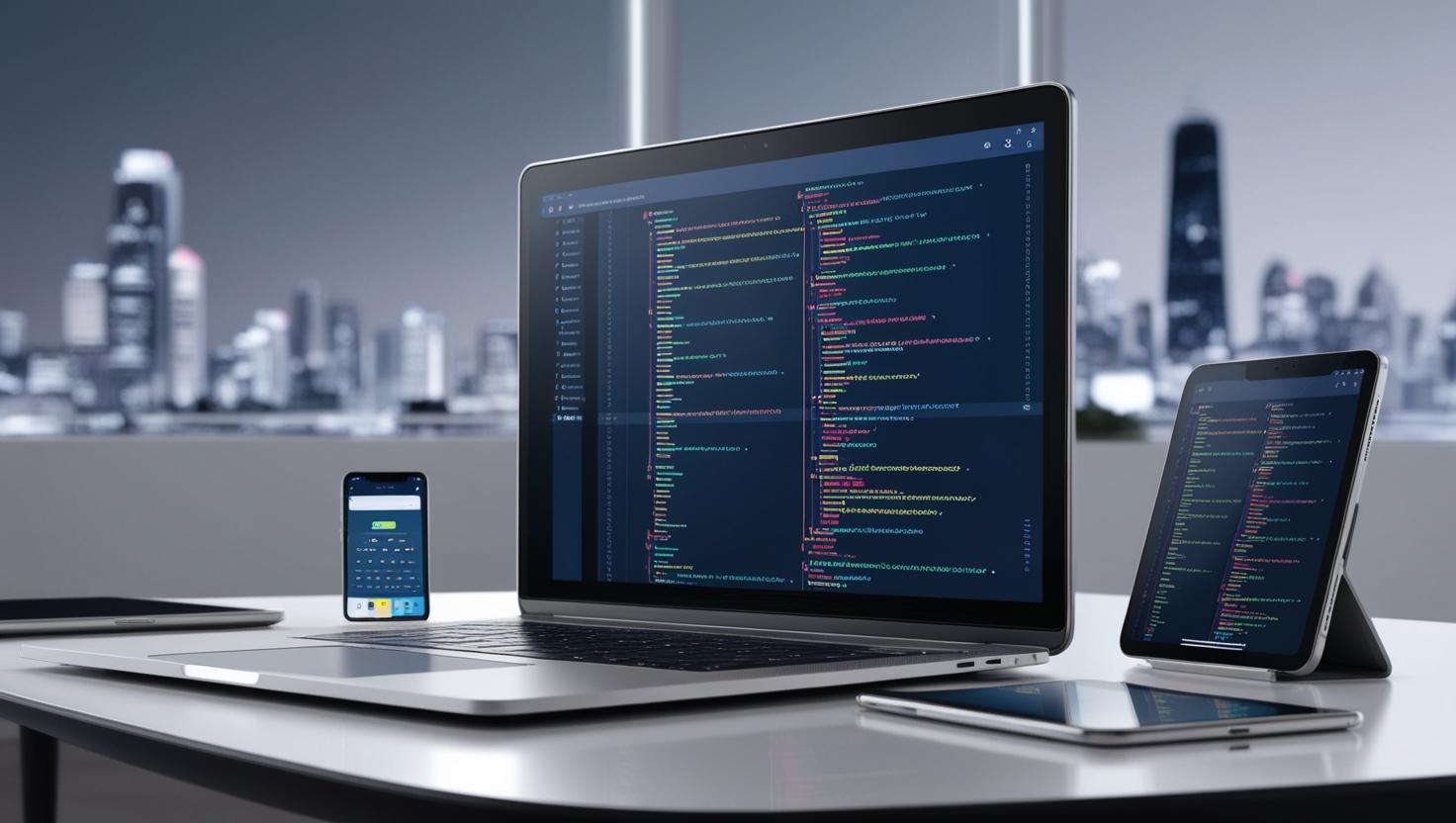 Digital transformation illustration